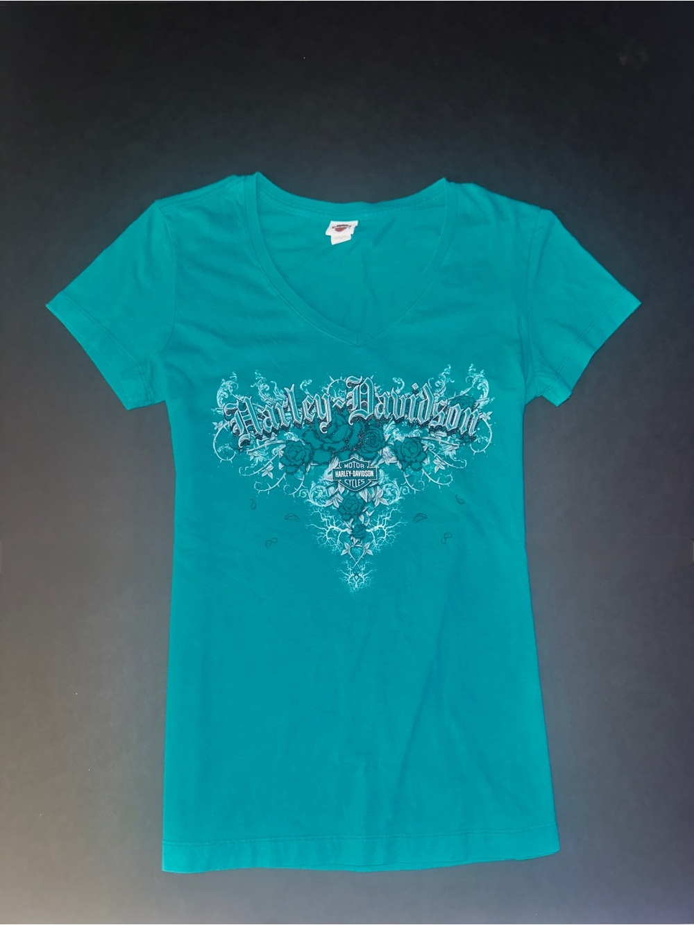 RARE Harley-Davidson Women's V-Neck T-Shirt